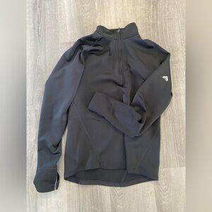 Black Quarter-Zip Pullover